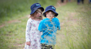 Suncoast Little Learners explore the meadows at Suncoast Christian College