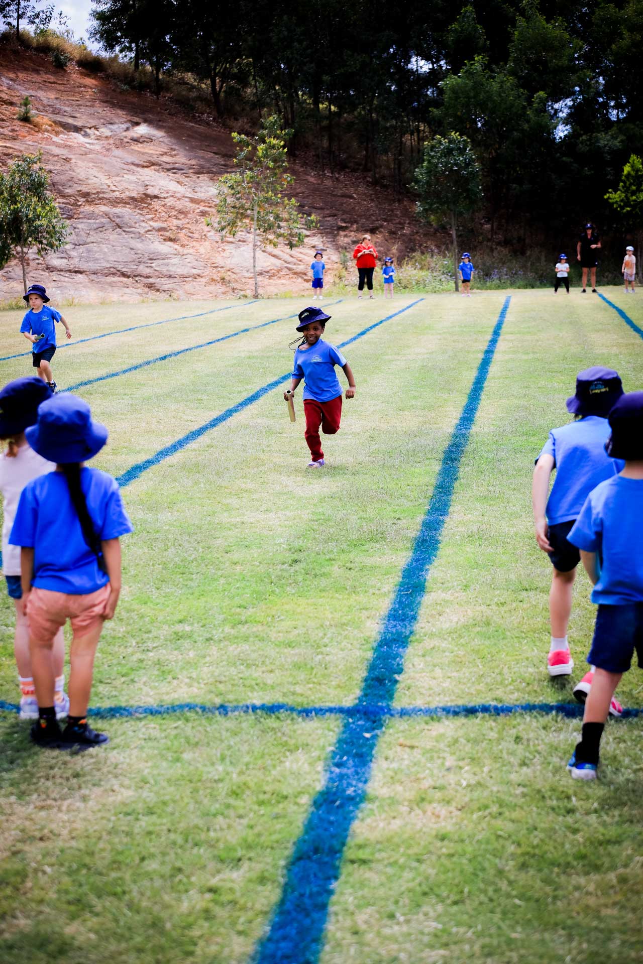 Pre School Kindergarten running race at Sports Carnival - Sunshine Coast